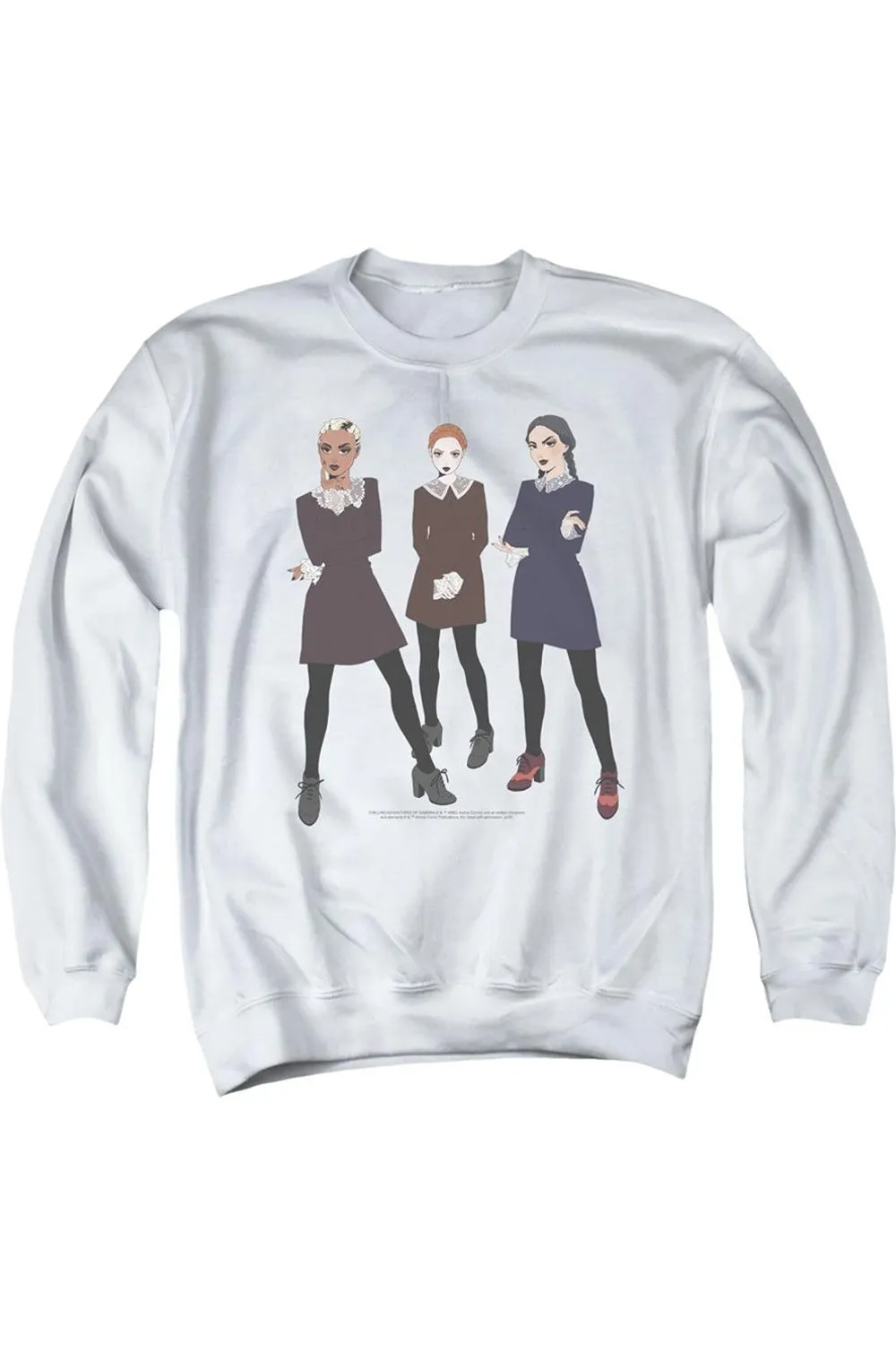 Chilling Adventures Of Sabrina Weird Adult Crewneck Sweatshirt