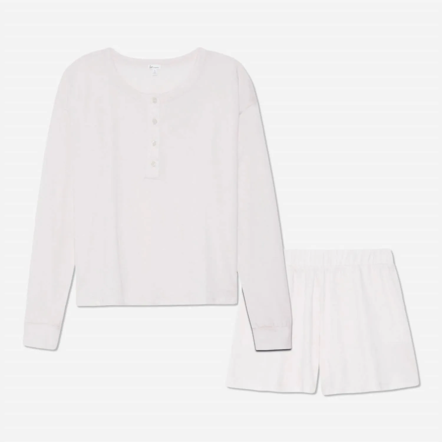 Chloe Pajama Set In Pearl Pink