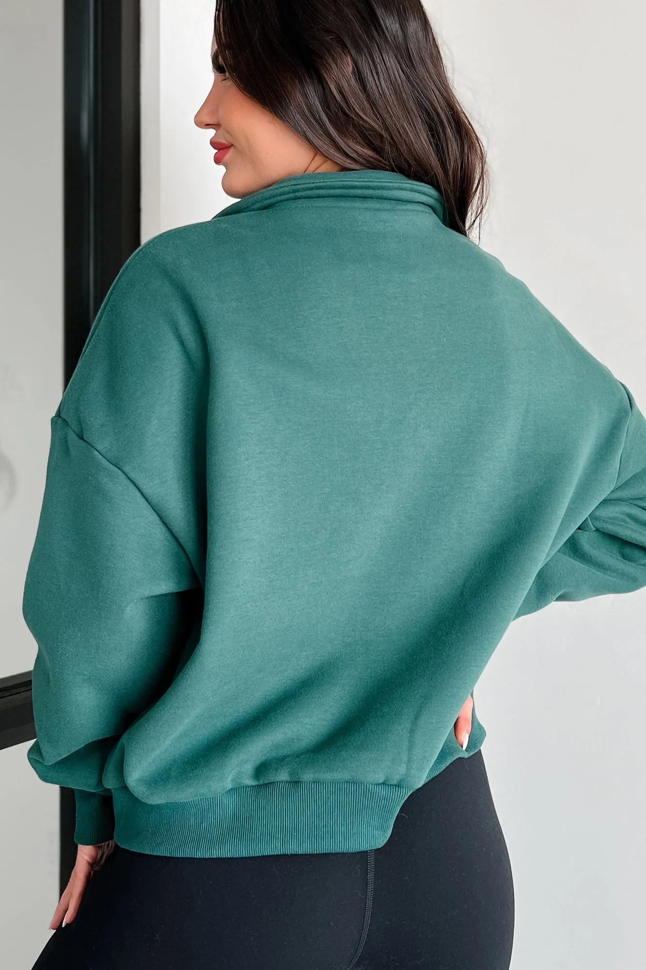 City Sights Quarter-Zip Pullover (Hunter Green)