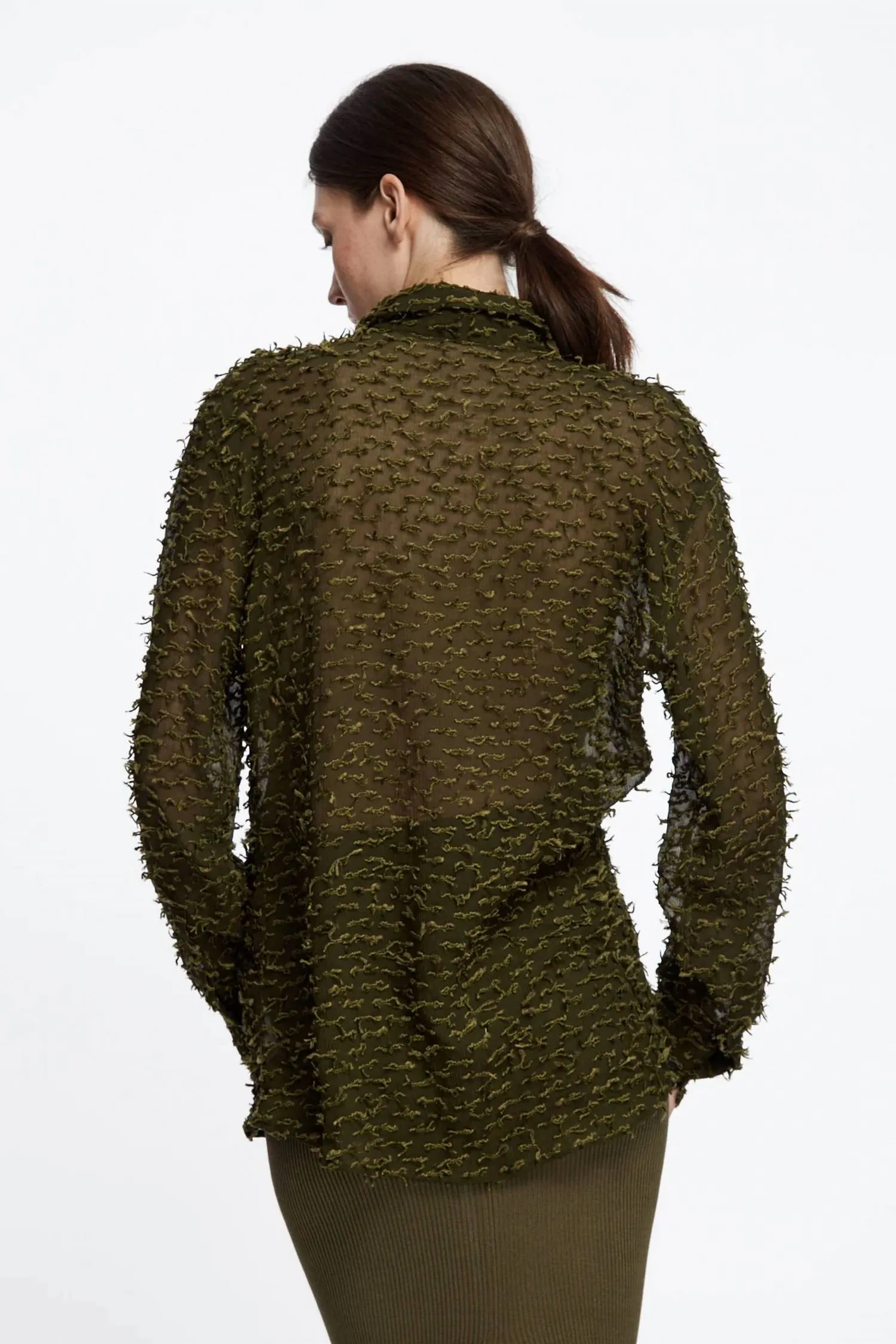 Clavelly Shirt In Kaki