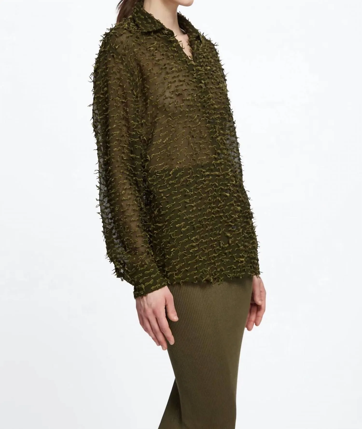 Clavelly Shirt In Kaki