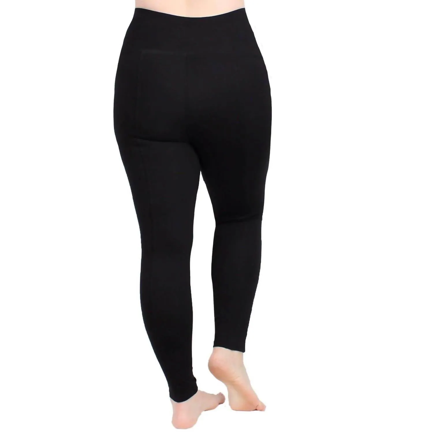 Crop Ponte Leggings In Black