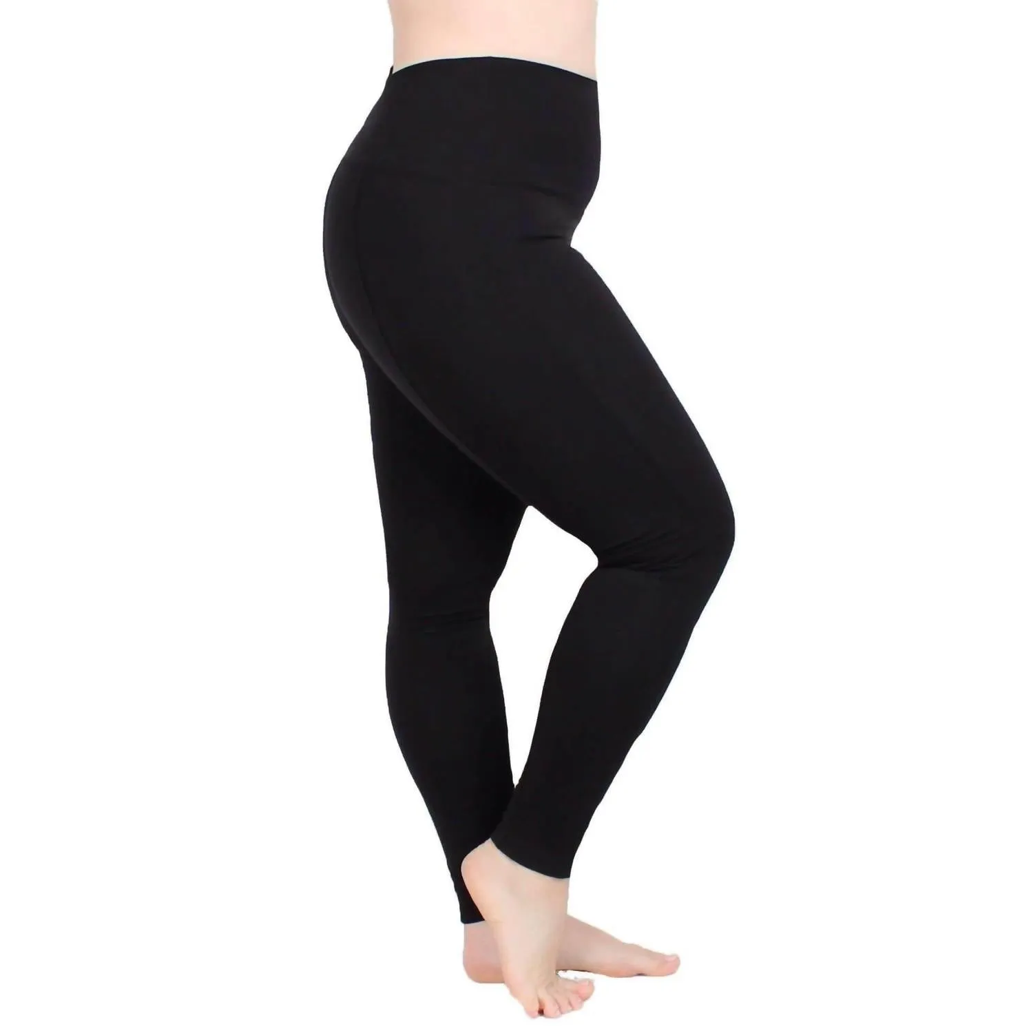 Crop Ponte Leggings In Black