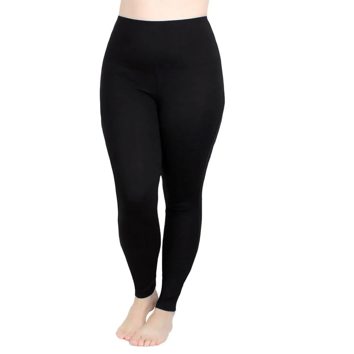 Crop Ponte Leggings In Black