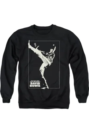 David Bowie The Man Cover Adult Crewneck Sweatshirt