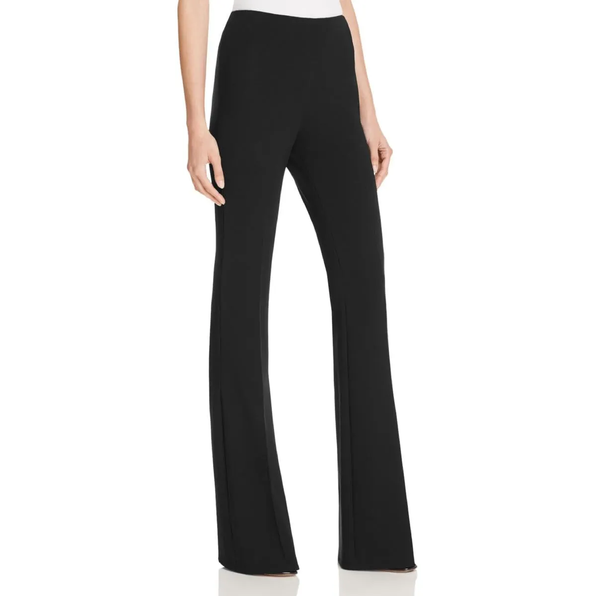 Demitria Womens Admiral Crepe Flare Dress Pants