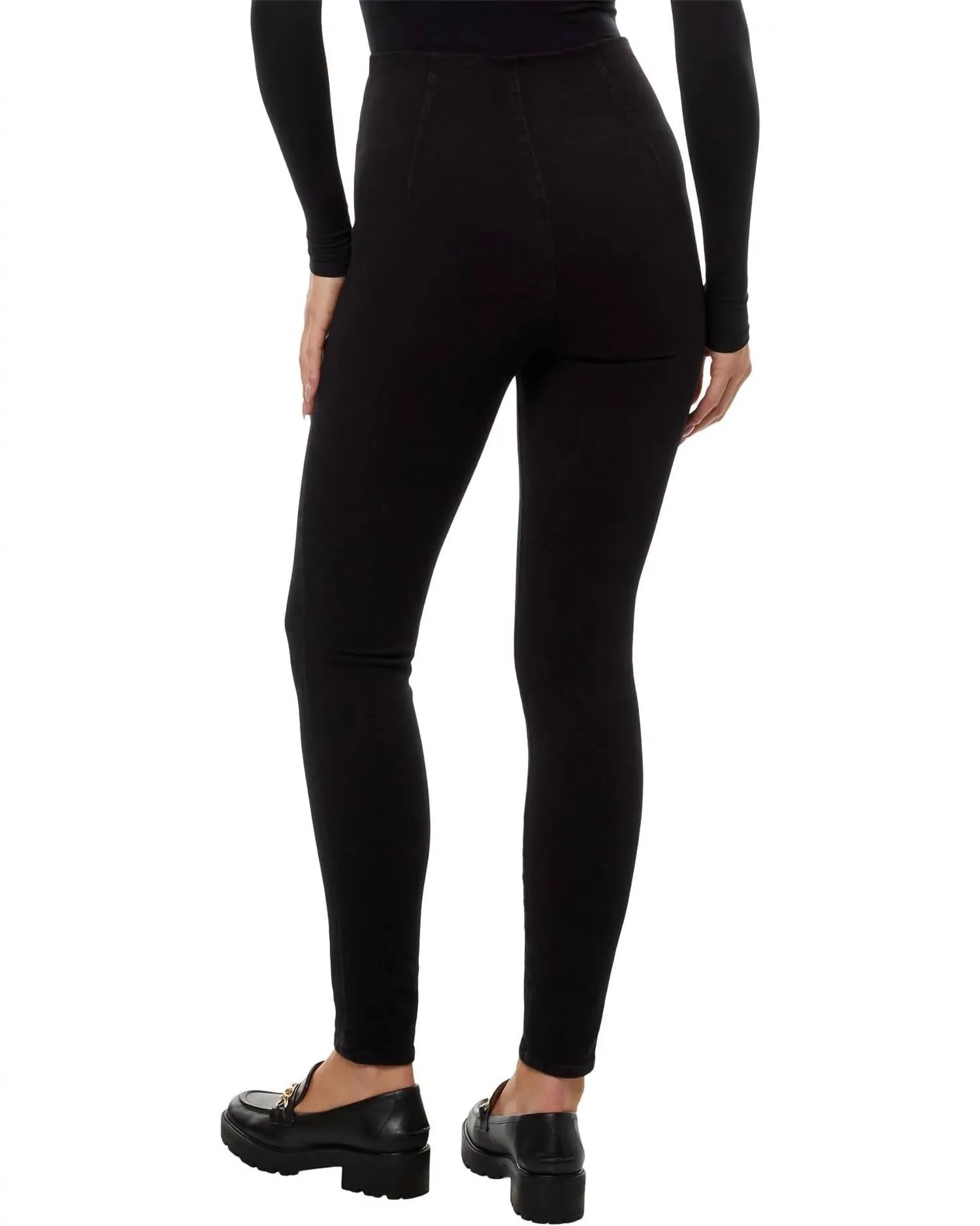 Denim Legging In Black