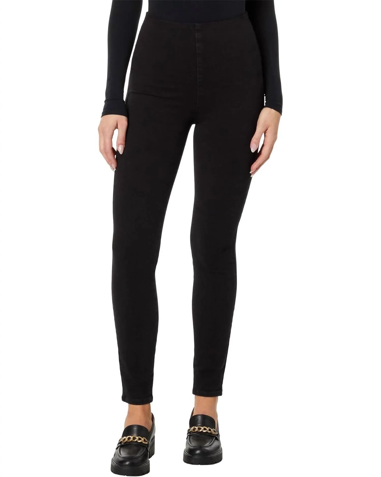 Denim Legging In Black