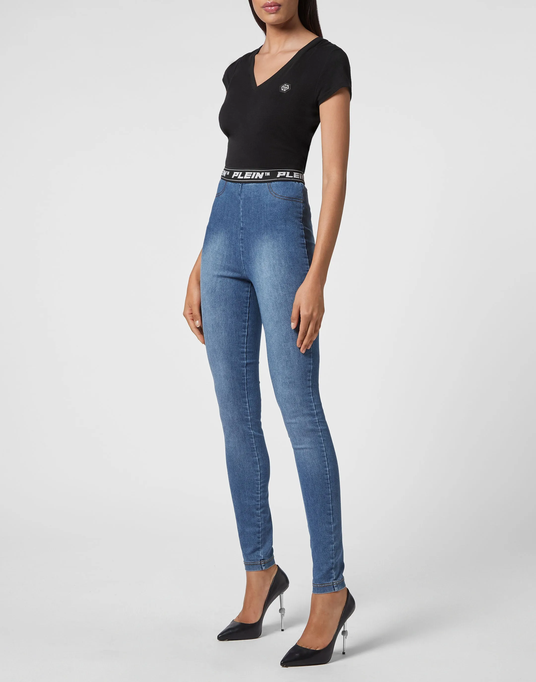 Denim Super High Waist Legging