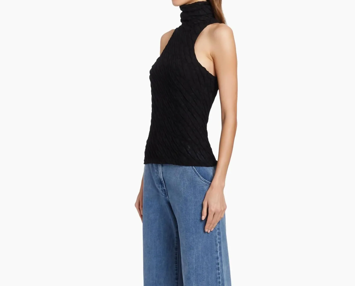 Dielle Top By Amanda Uprichard In Black