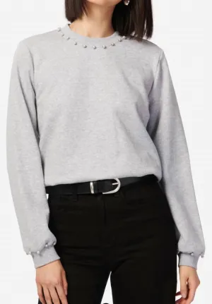 Dion Top In Heather Grey