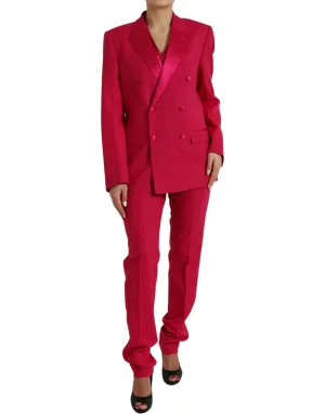 Dolce & Gabbana Elegant Slim Fit 3 Piece Martini Women's Suit (Pre-Owned)
