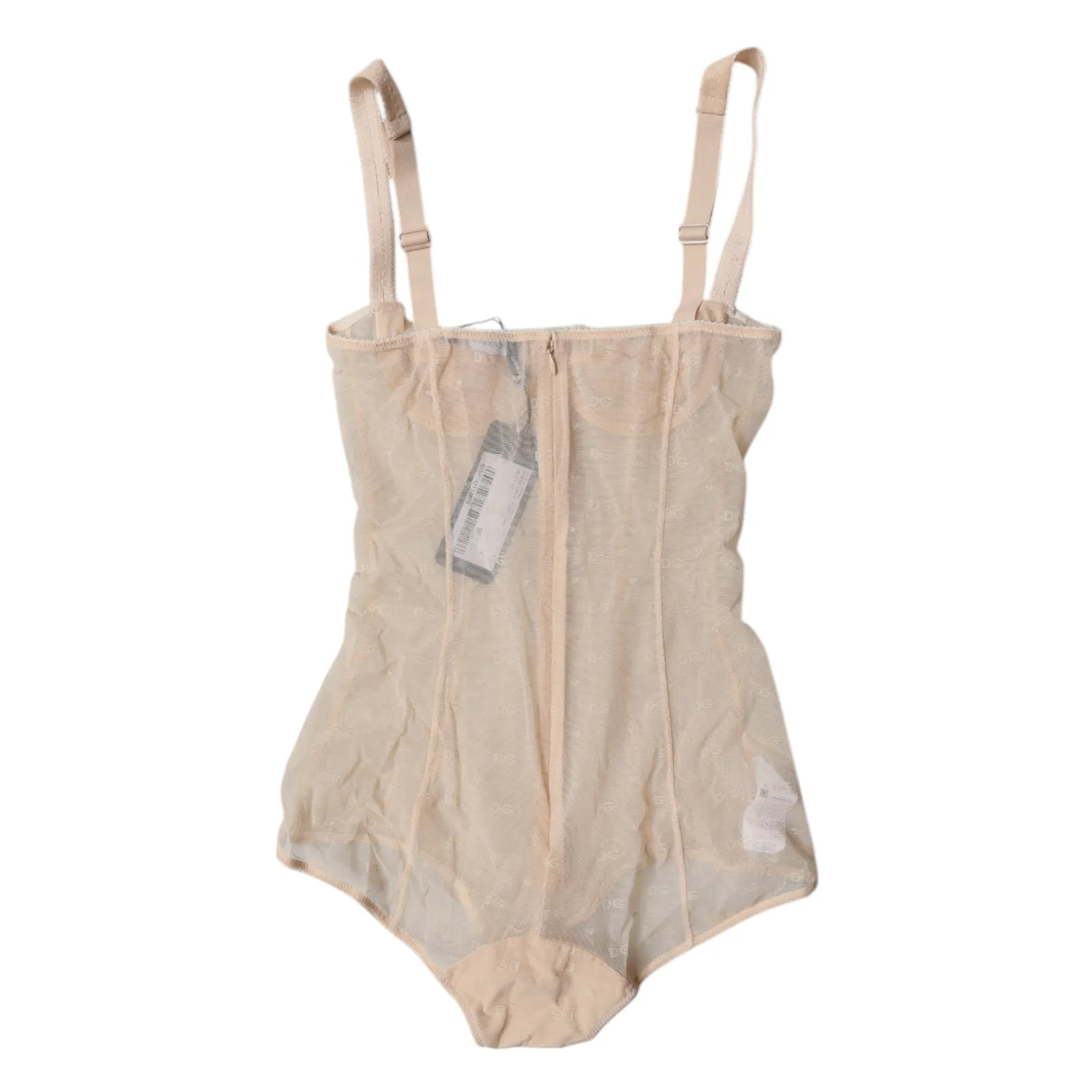 Dolce & Gabbana Tulle Balconette Bra Bodysuit Women's Underwear