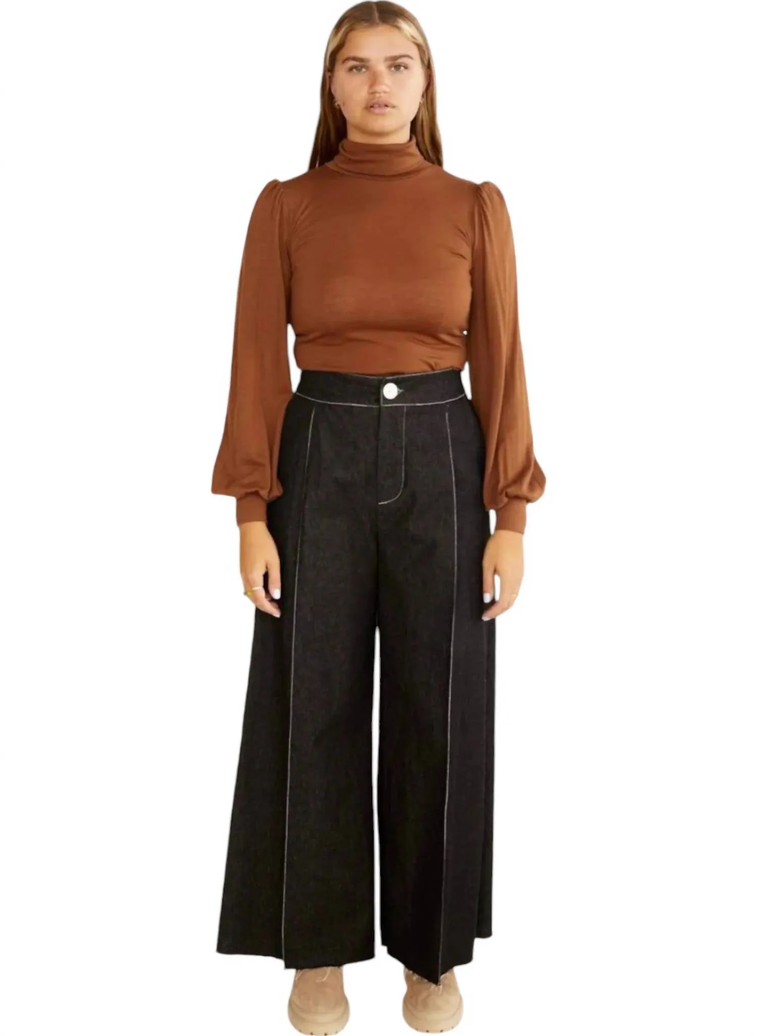 Dolly Top In Chestnut