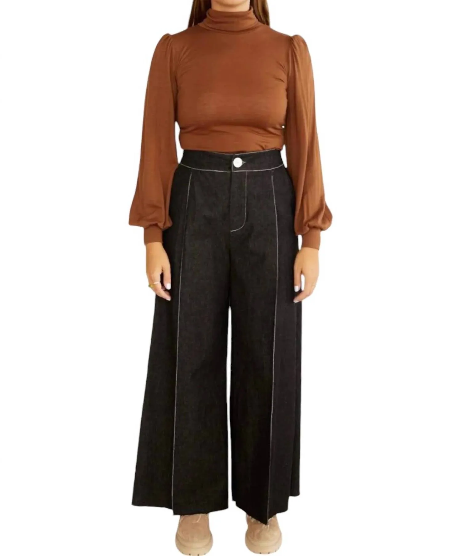 Dolly Top In Chestnut