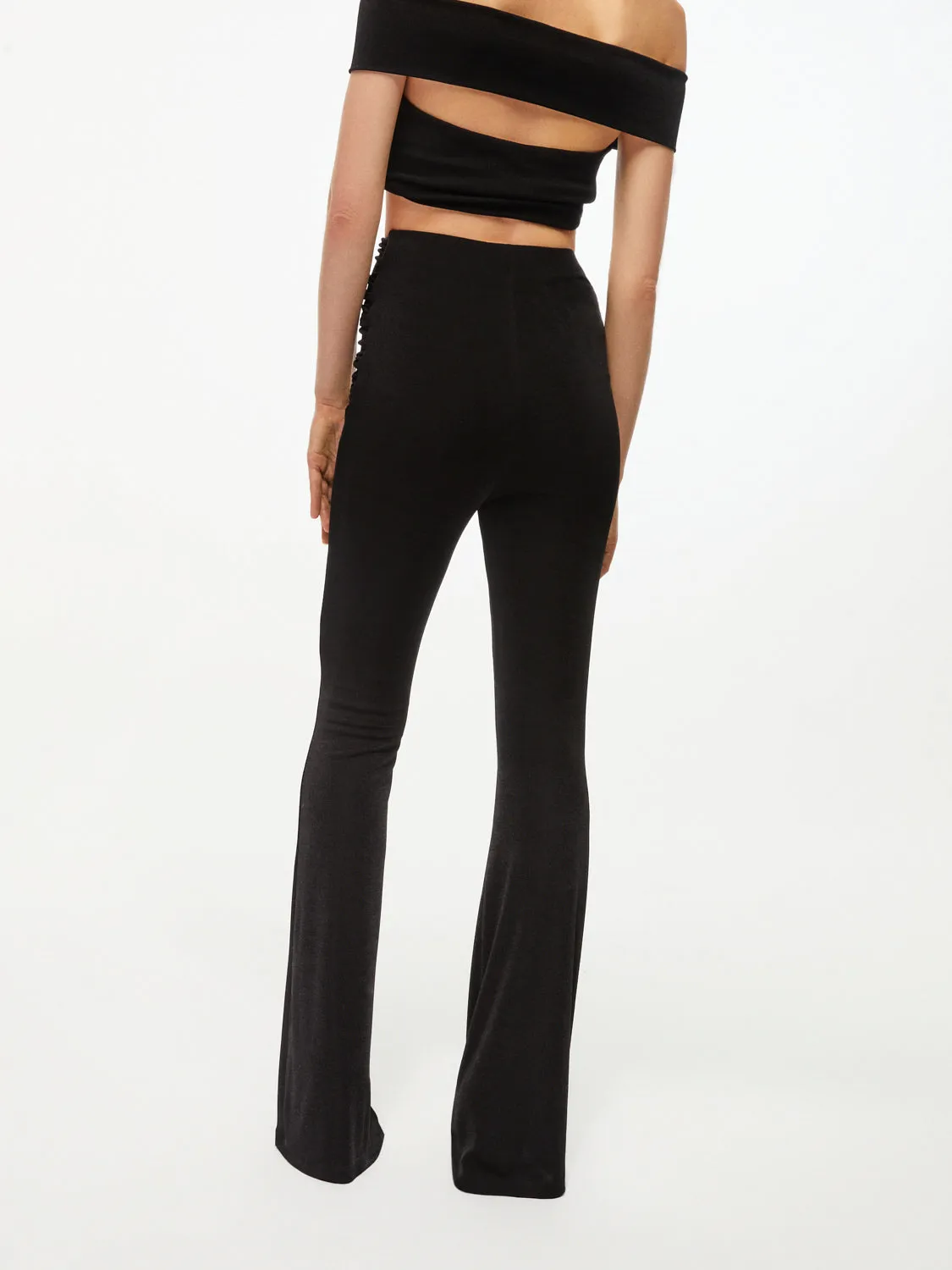 Draped Flare Pants