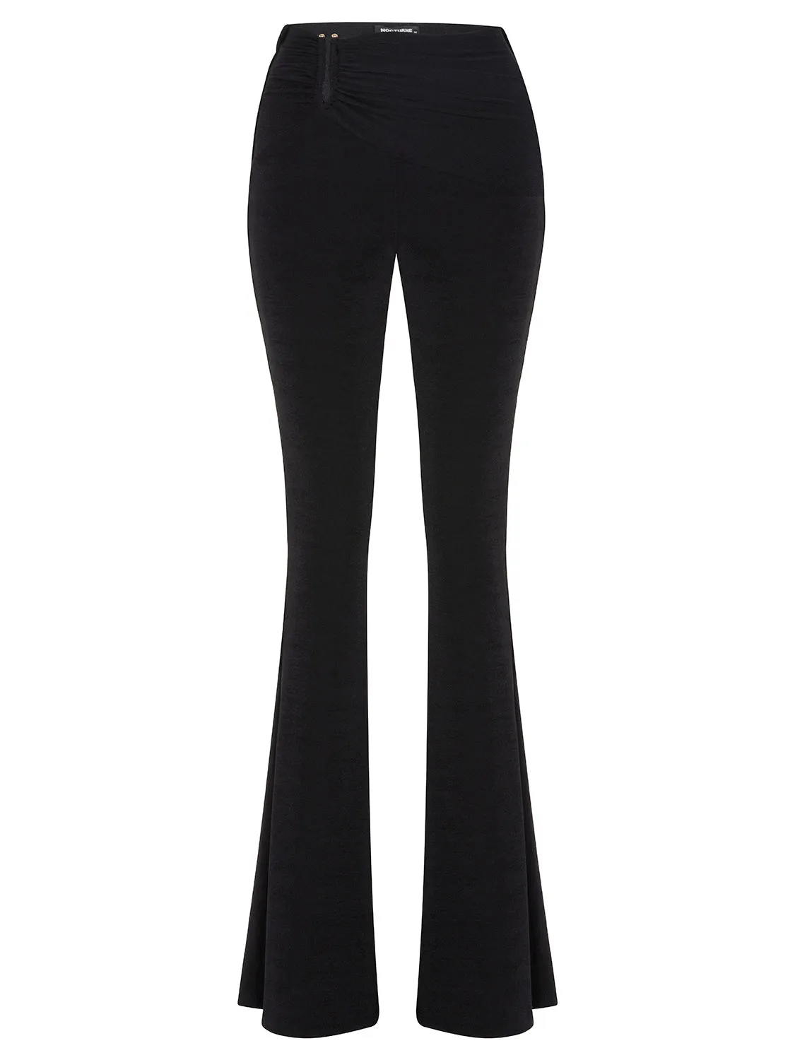Draped Flare Pants
