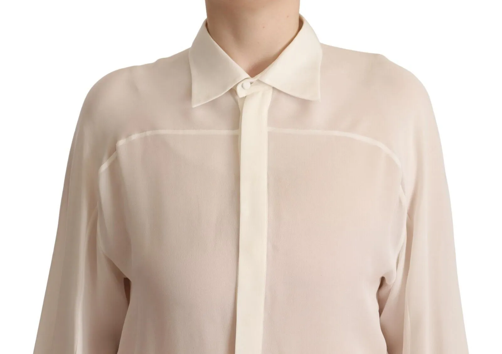 Dsqua²  Silk Long Sleeves Colla Blouse Women's Top