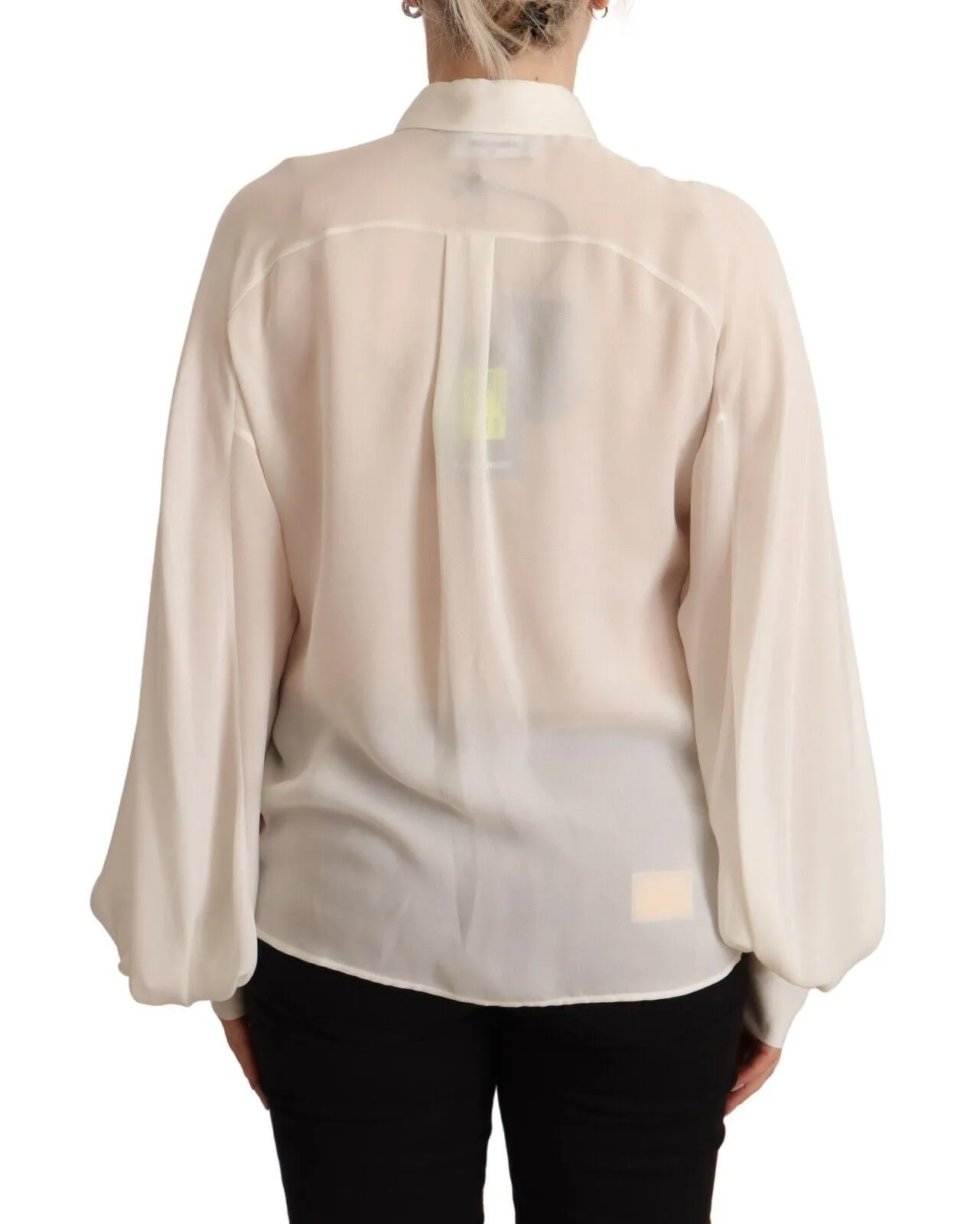 Dsqua²  Silk Long Sleeves Colla Blouse Women's Top