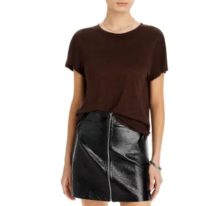 Easy True Womens Organic Linen Unhemmed T-Shirt