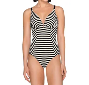 E/f Cup Underwire One Piece Swimsuit In Australia Profile Black