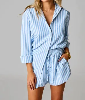 Ellen Stripe Set In Blue Stripe