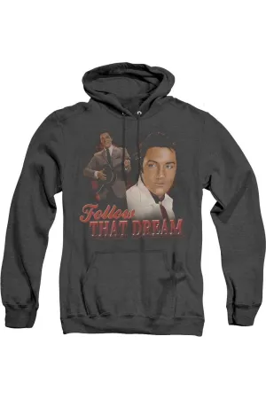 Elvis Presley Follow That Dream Adult Heather Hoodie