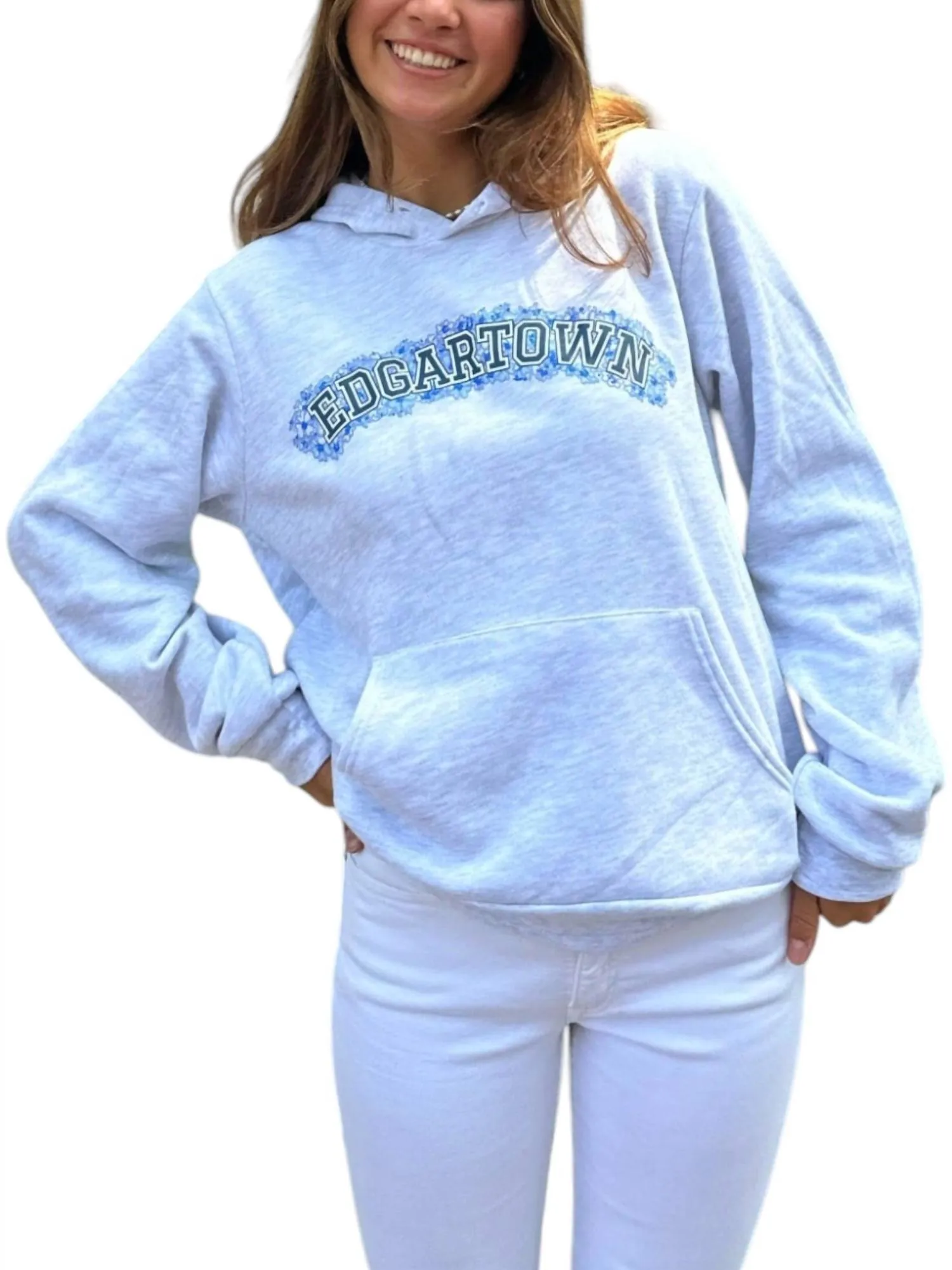 Endless Summer Edgartown Hoodie In Ash Grey