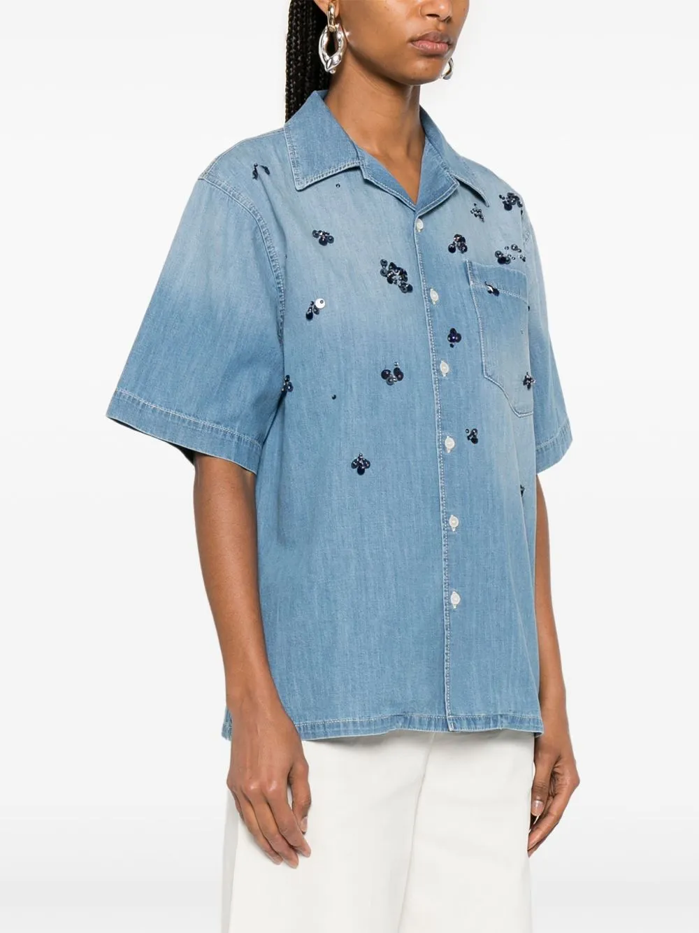 Fabiana Filippi Women's Shirts Clear blue