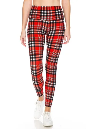 FASHNZFAB 5-inch Long Yoga Style Banded Lined Tie Dye Printed Knit Legging With High Waist