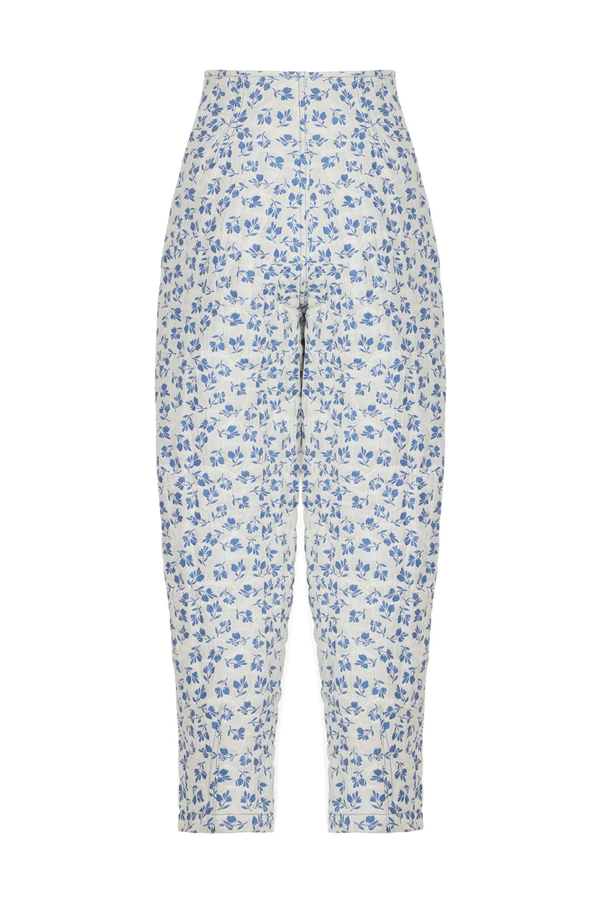 Floral Quilted Pants