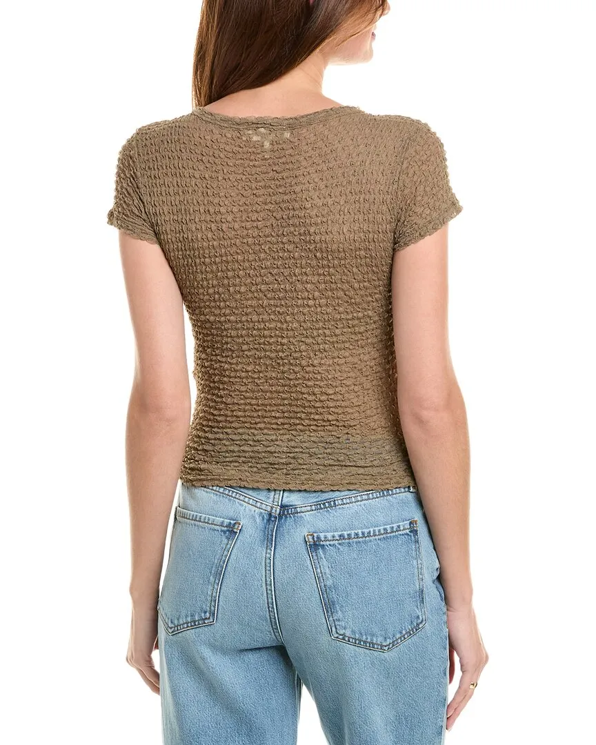 FRAME Denim Smocked T-Shirt