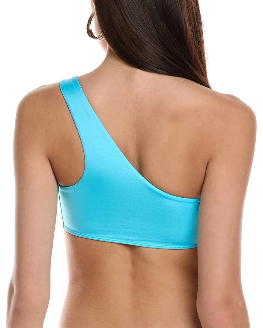 Frankies Bikinis Barb Shine Bikini Top