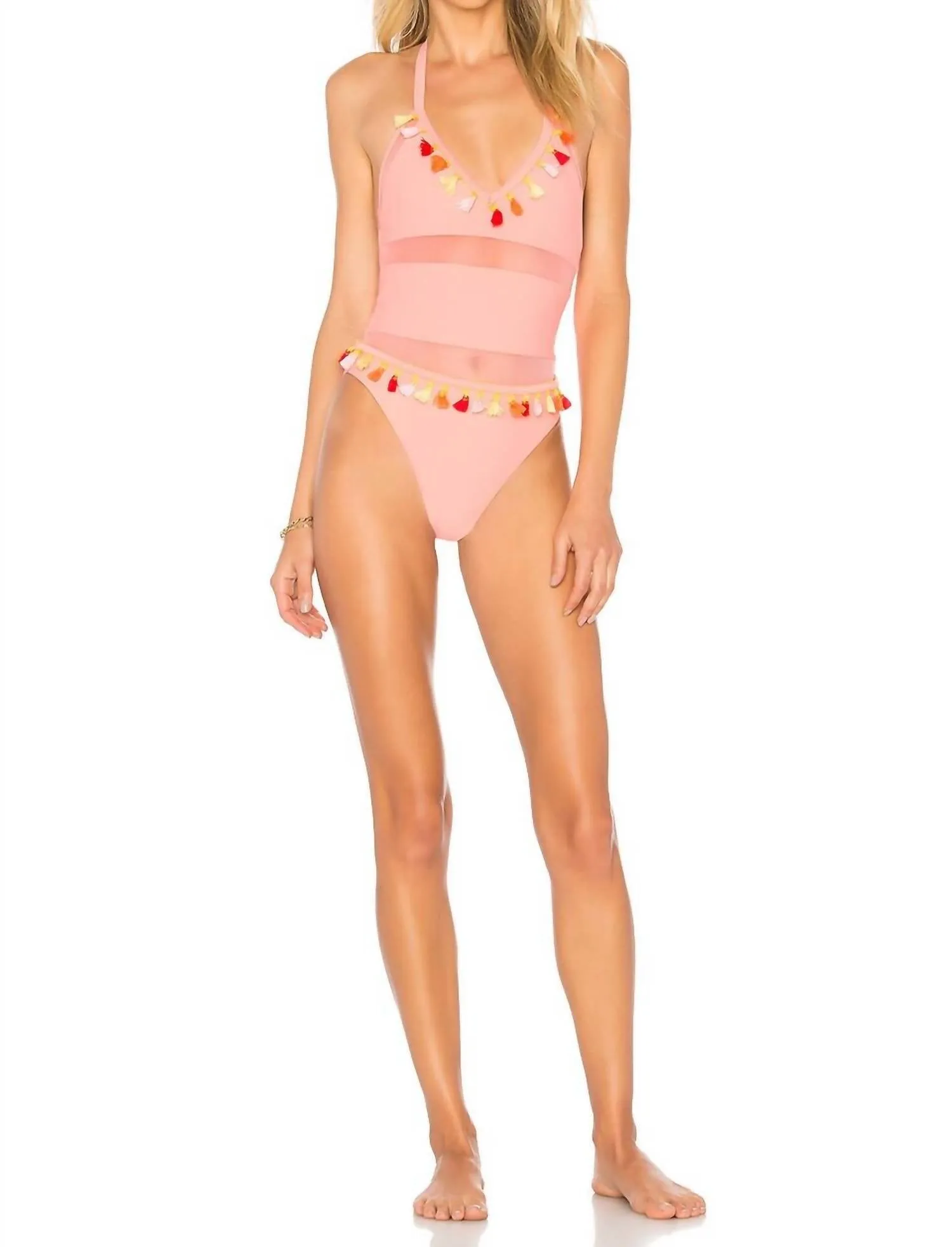 Frida One Piece Swimsuit In Terracotta