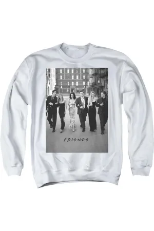 Friends Walk The Streets Adult Crewneck Sweatshirt