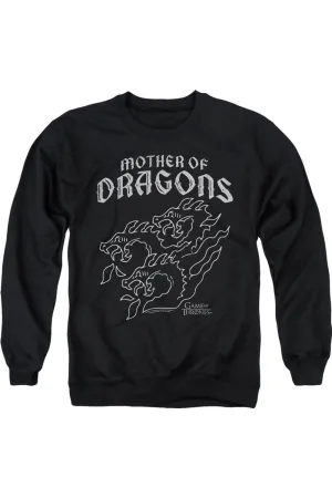 Game Of Thrones Mother Of Dragons Adult Crewneck Sweatshirt