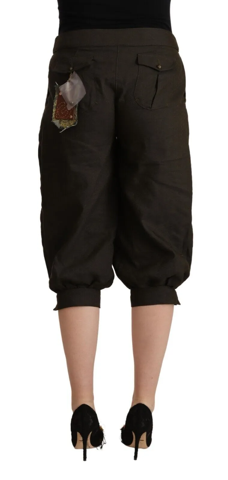 GF Ferre  Viscose Cropped Harem Women's Pants