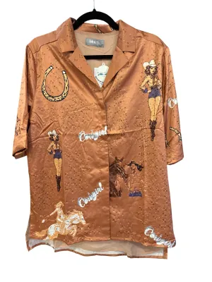 Giddy Up Gorgeous Top In Copper