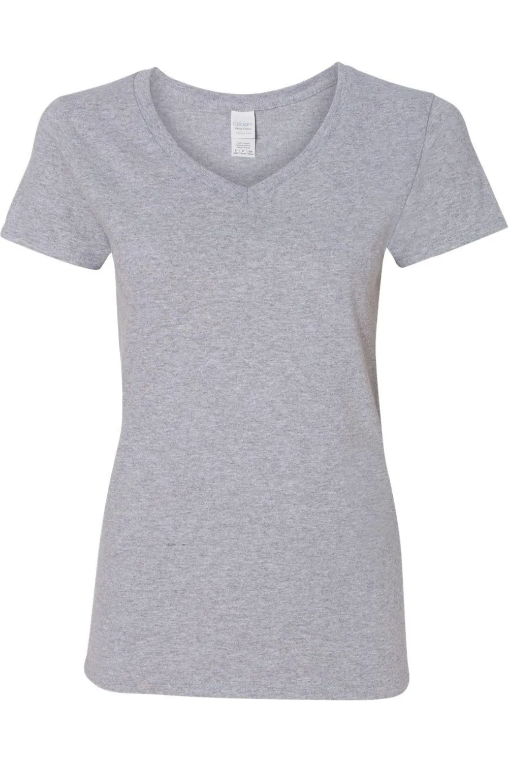 Gildan Heavy Cotton Womens V-Neck T-Shirt