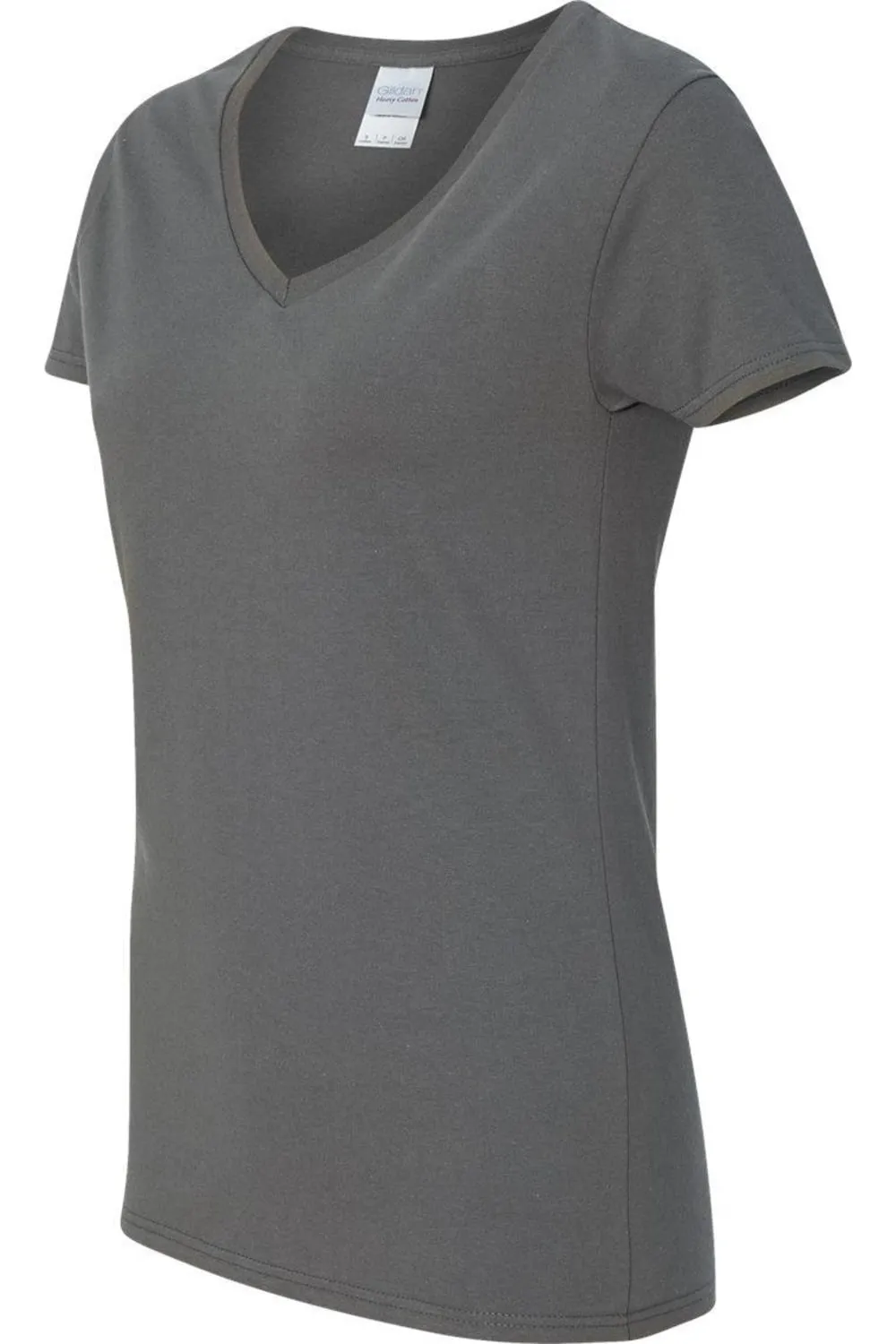 Gildan Heavy Cotton Womens V-Neck T-Shirt