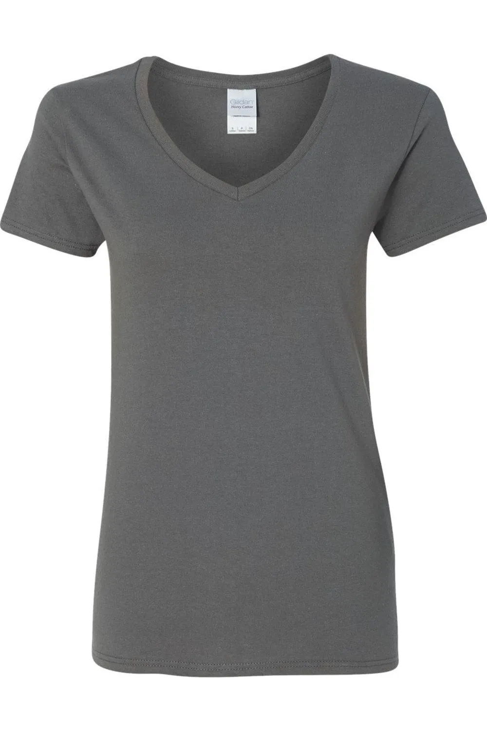 Gildan Heavy Cotton Womens V-Neck T-Shirt