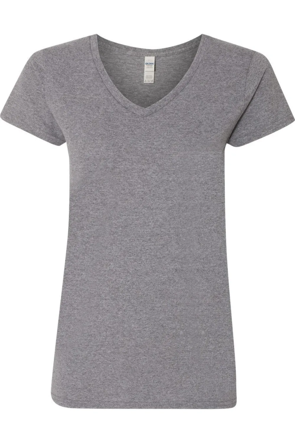 Gildan Heavy Cotton Womens V-Neck T-Shirt