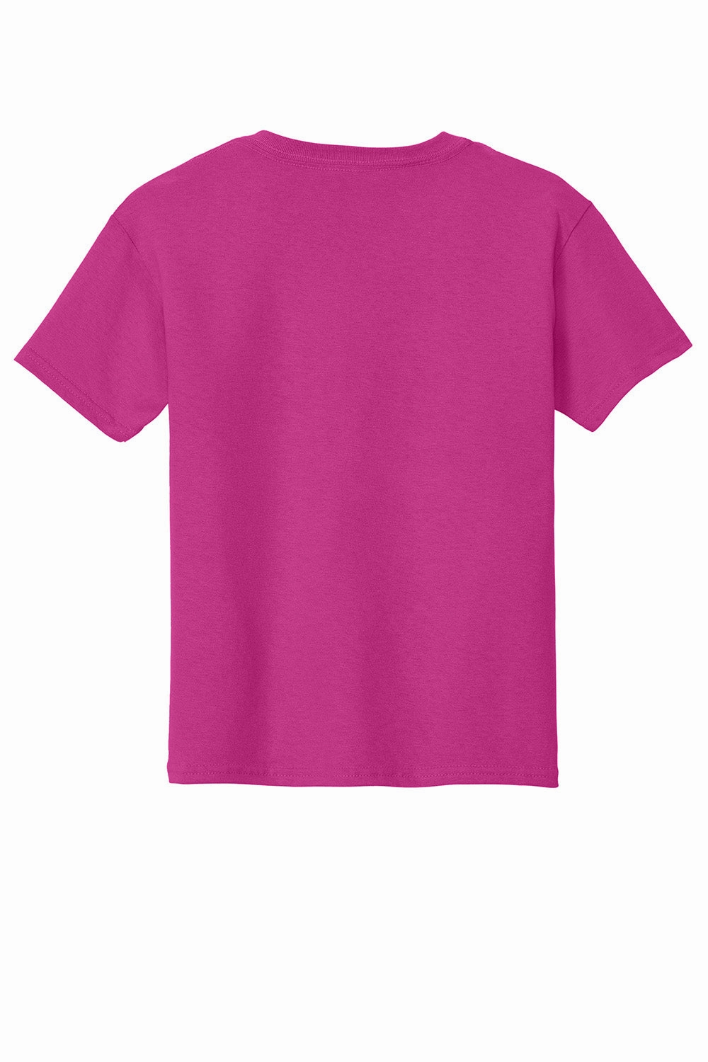Gildan Youth Short Sleeve Crewneck T-Shirt - Heliconia Pink