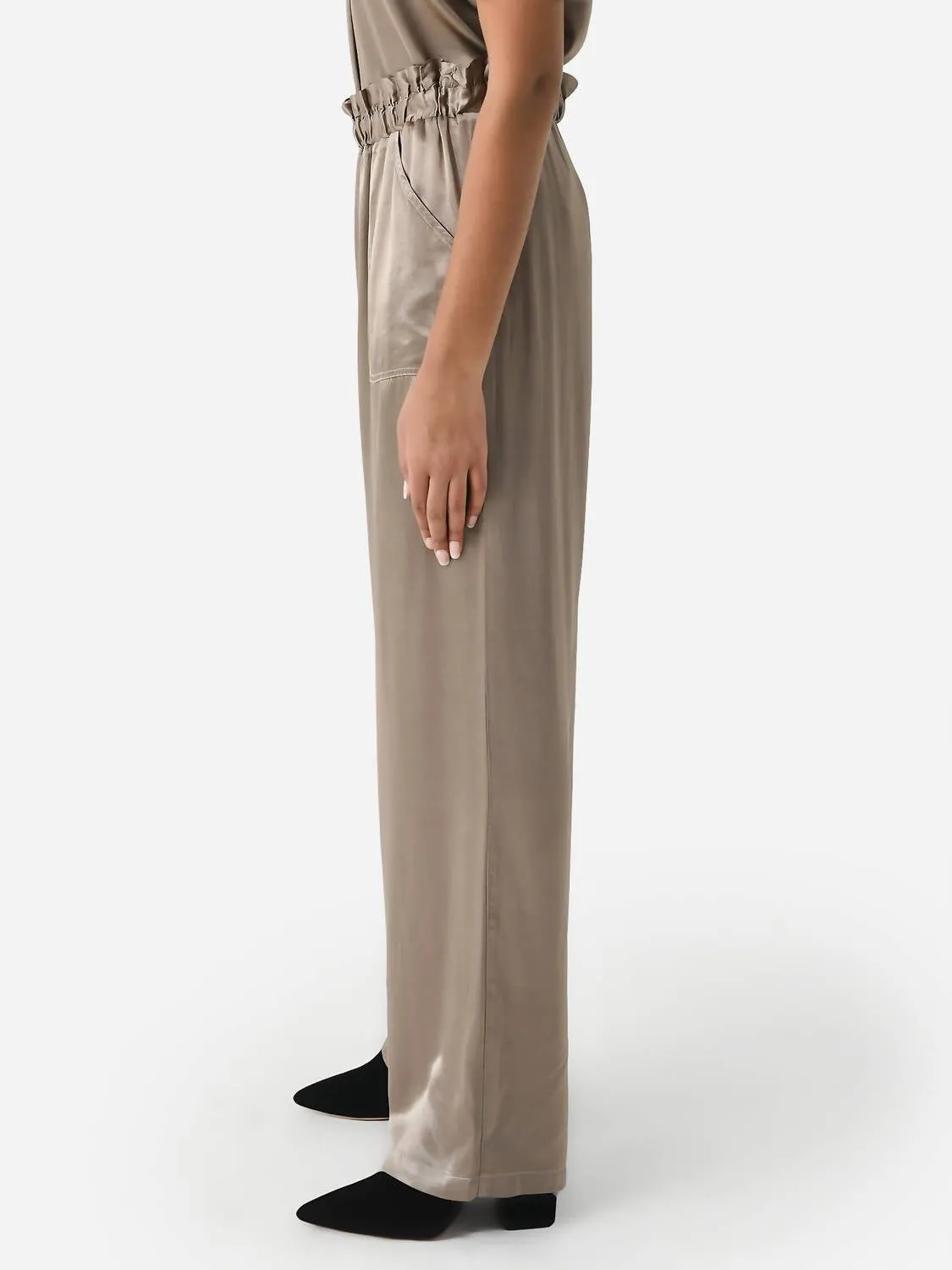 Grayson Pant In Heather Charcoal