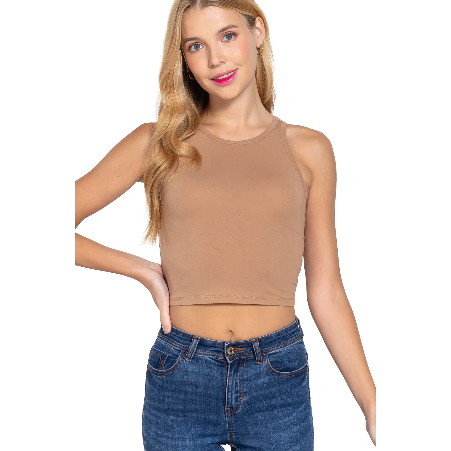 Halter Neck Crop Top