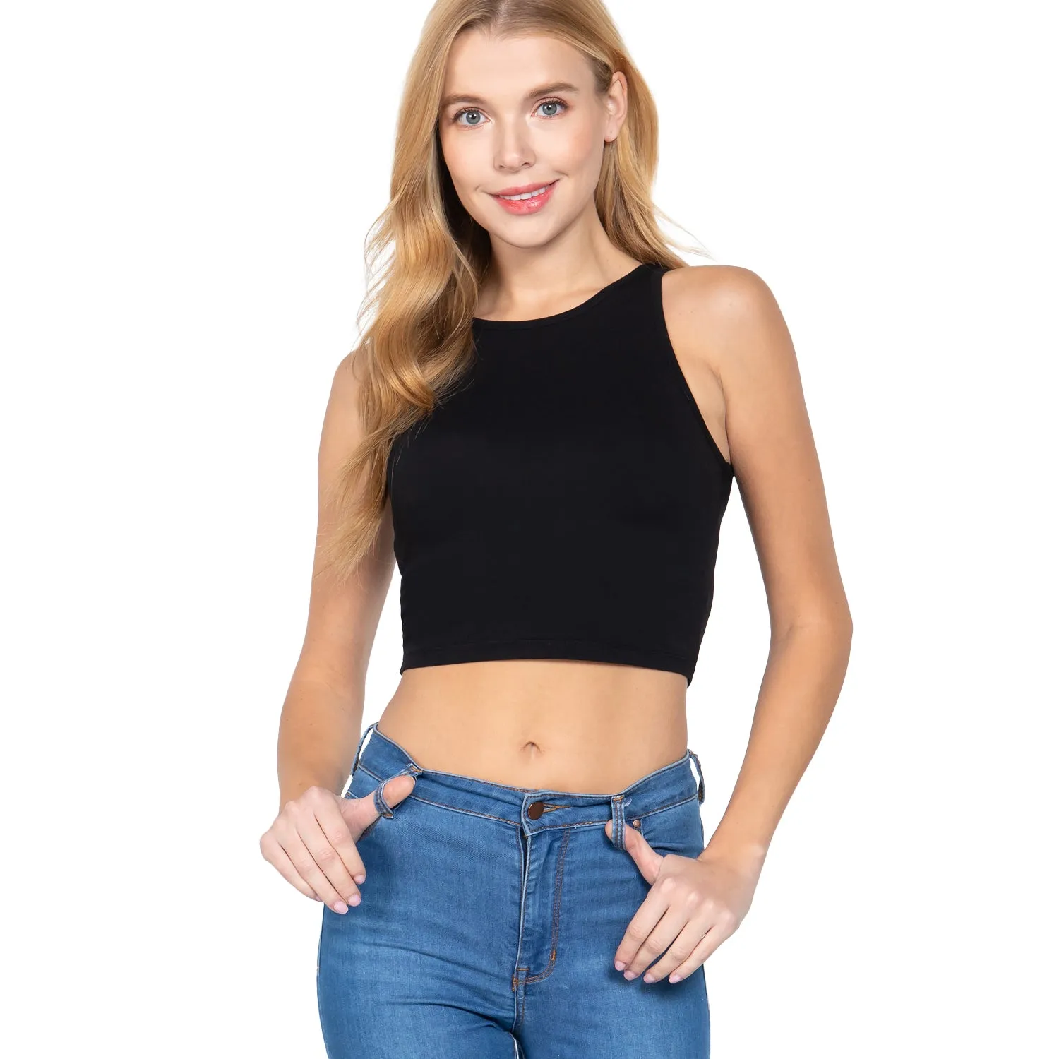 Halter Neck Crop Top