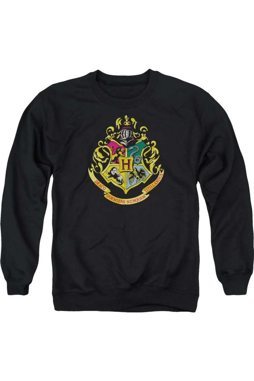 Harry Potter Hogwarts Crest Adult Crewneck Sweatshirt