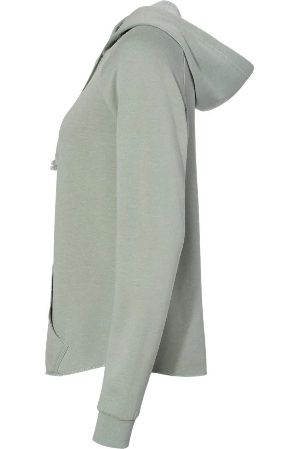 Independent Trading Co. Women´s California Wave Wash Full-Zip Hooded Sweatshirt