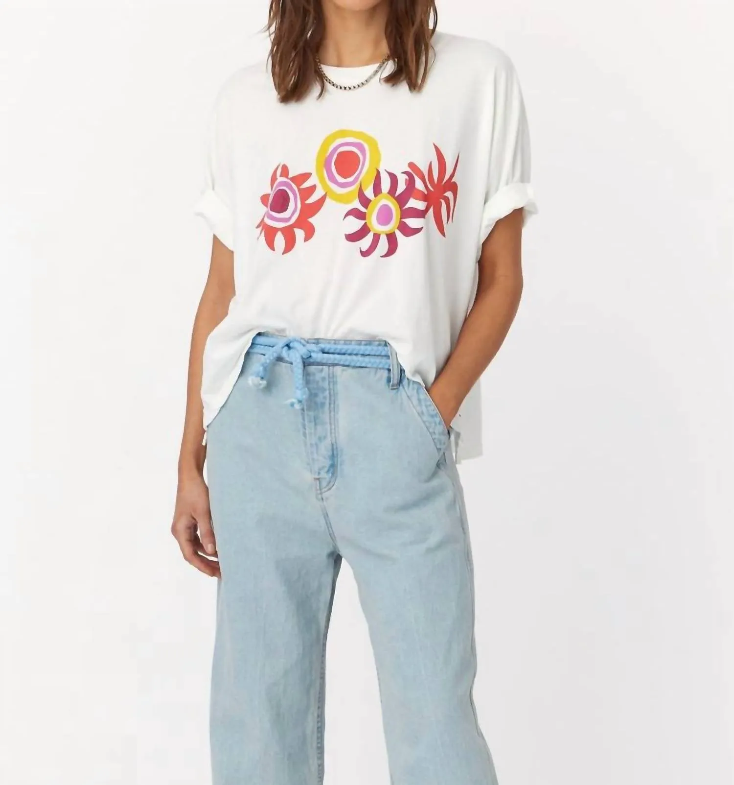 Jax Tee In White