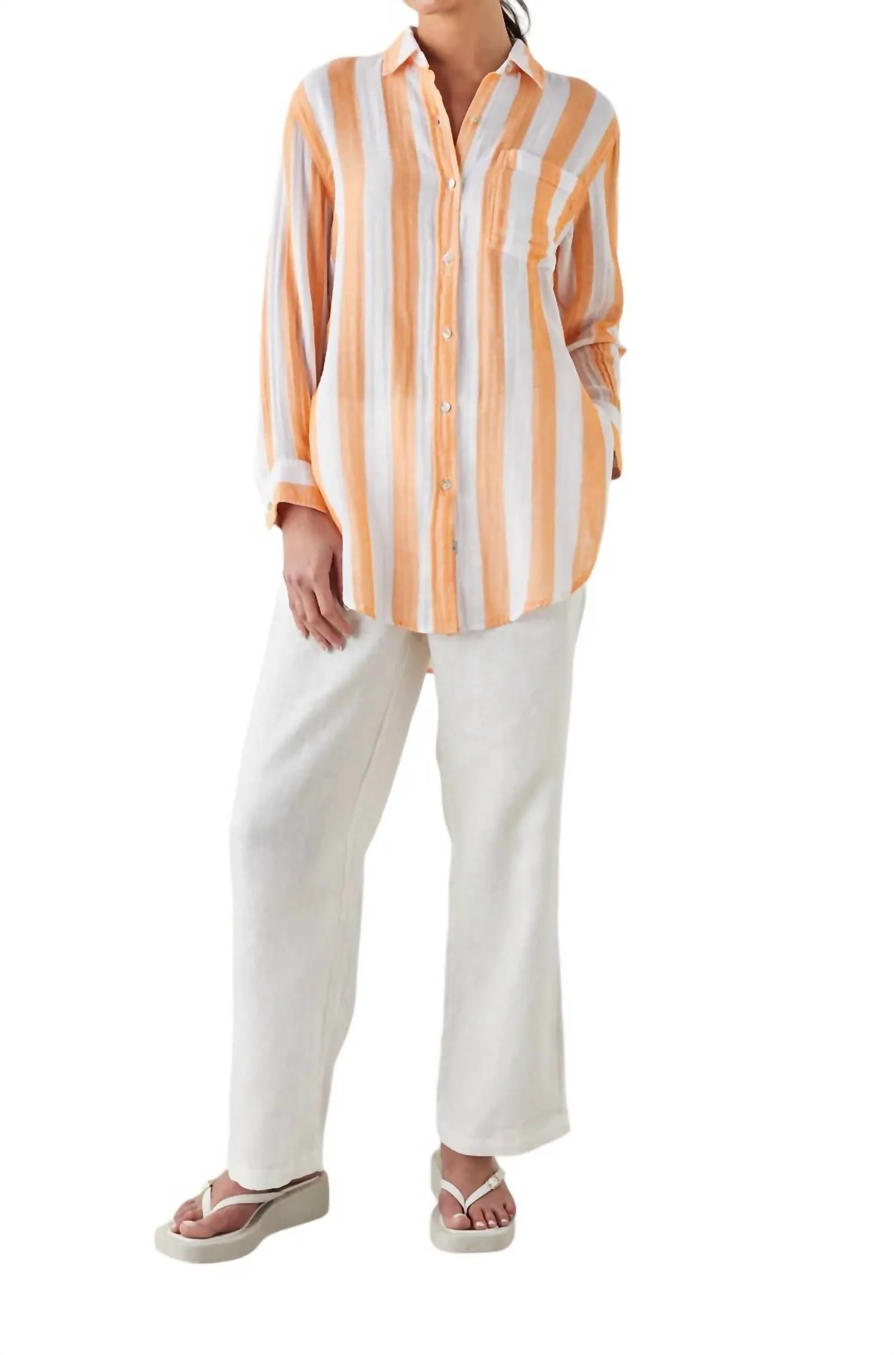 Jaylin Shirt In Ortona Stripe